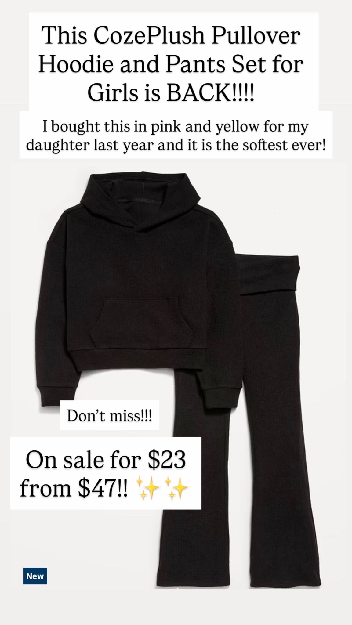 CozePlush Pullover Hoodie and Pants Set for Girls

#LTKKids #LTKSaleAlert