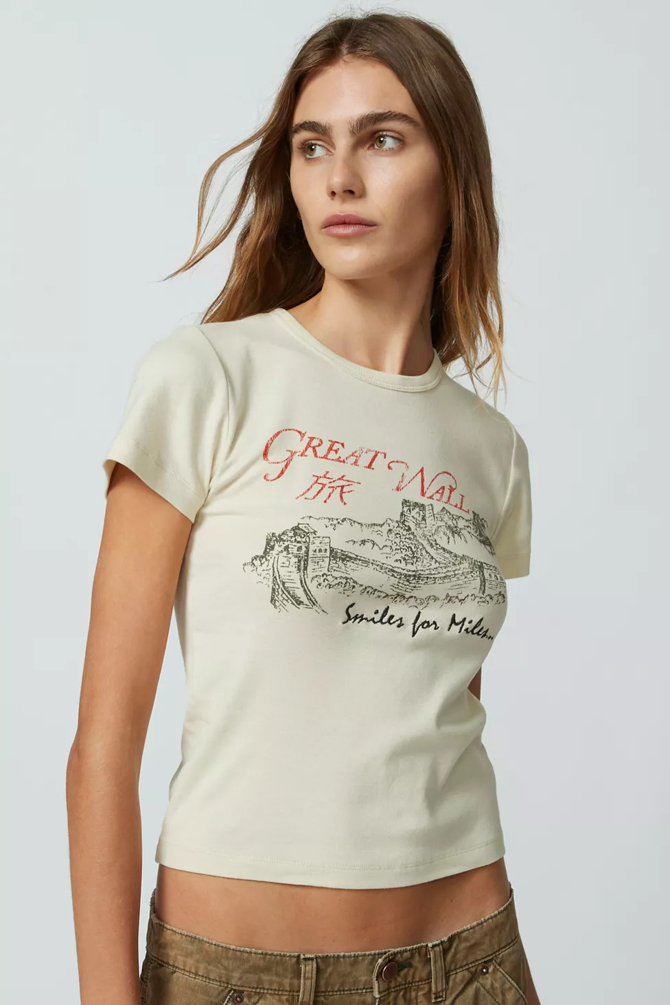 Great Wall Of China Alexa Baby Tee | Urban Outfitters (US and RoW)