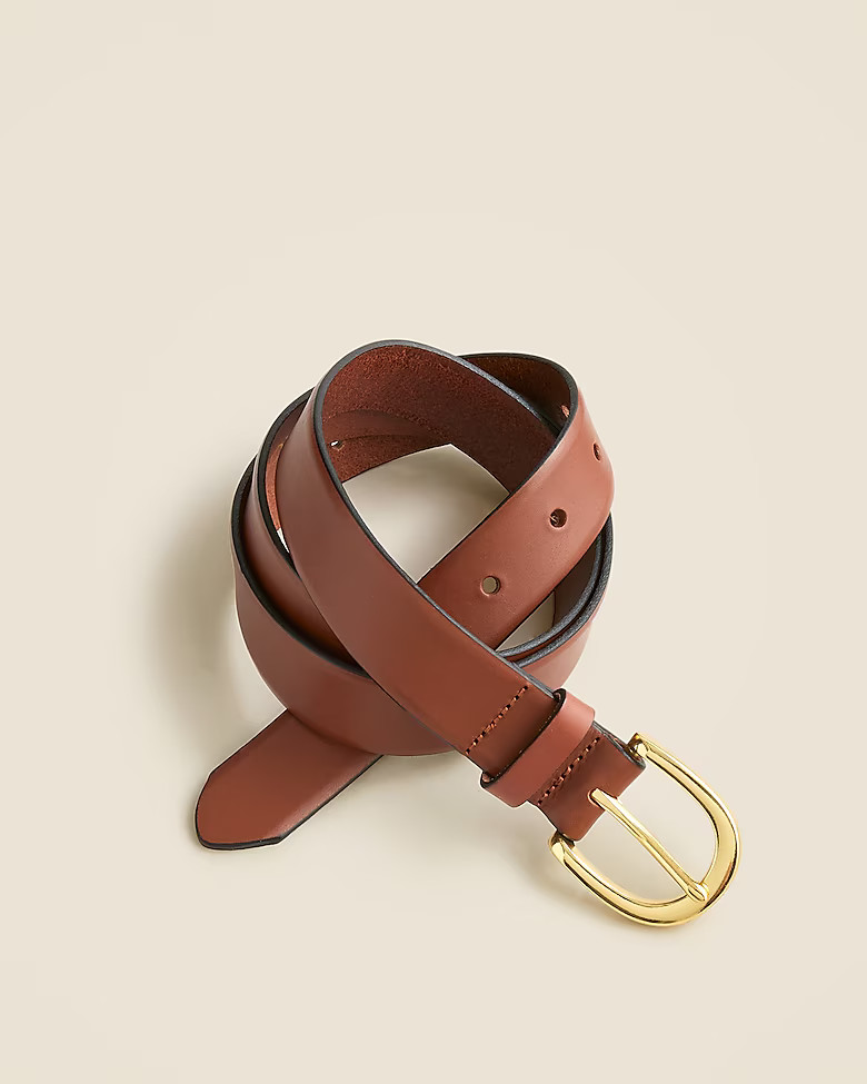 Classic belt in Italian leather | J. Crew US