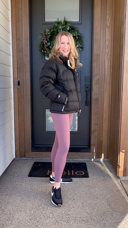 This warm North Face puffer jacket will keep you warm all winter long! Style the 1996 Puffer over a pair of leggings, a basic tee and Nike sneakers. #northface #nike #athleisure

#LTKstyletip #LTKtravel #LTKfamily