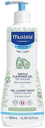 Mustela Baby Gentle Cleansing Gel - Baby Hair & Body Wash - with Natural Avocado fortified with V... | Amazon (US)