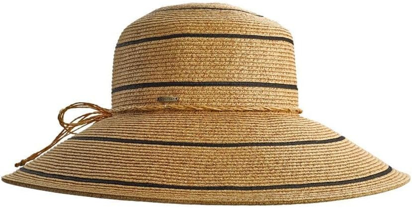 Wide Brim Sun Hat - UPF 50 Sun Protection - Classic Straw Hat Style Weave - Aubrey in Natural Tan... | Amazon (US)
