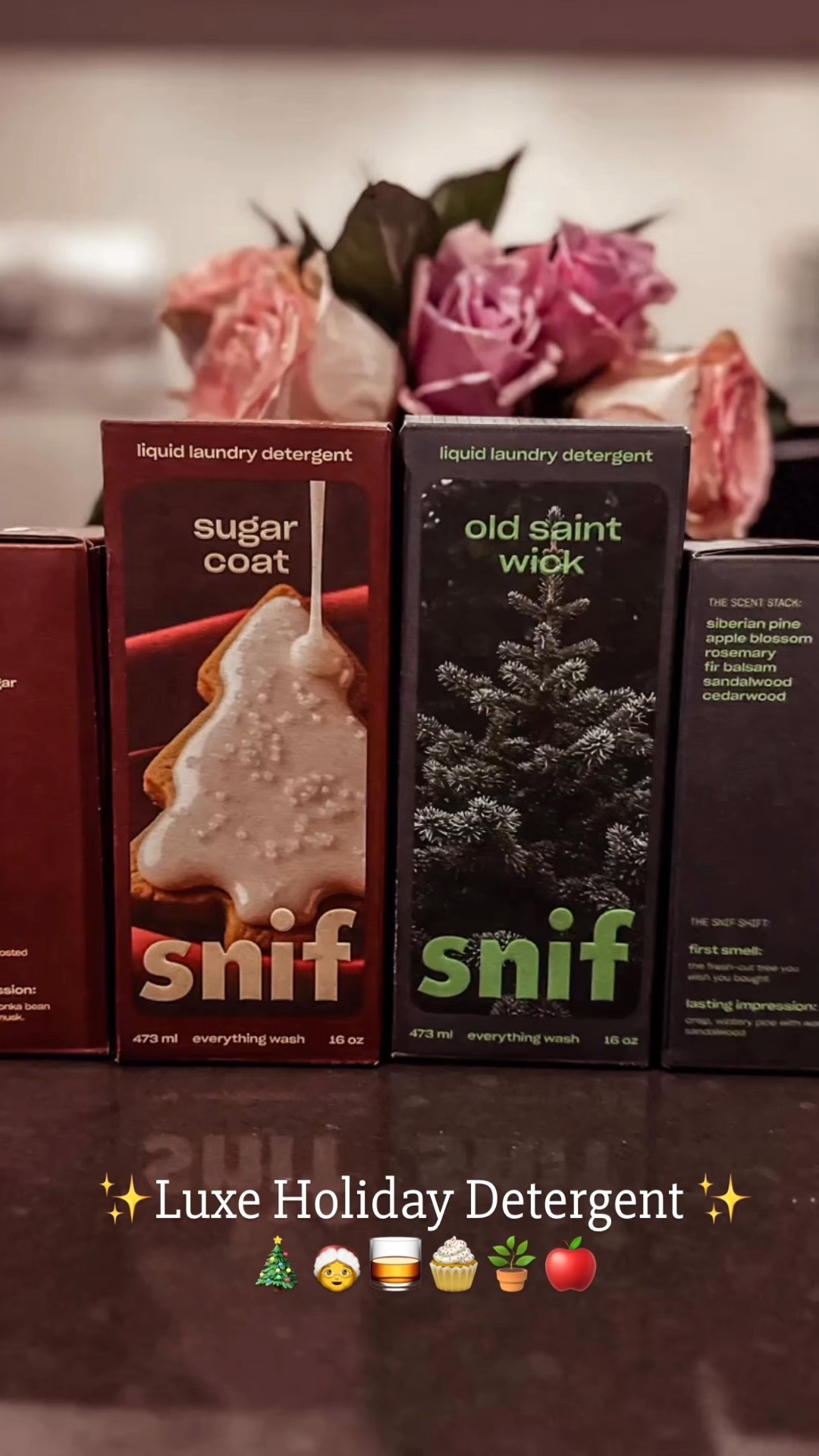 hosting for the holidays? wash your guest linens in these festive luxe detergents for endless compliments.

•old saint wick• 
FIRST SMELL: the fresh cut tree you wish you bought

LASTING IMPRESSION: crisp, wintery pine with burning sandalwood  

•sugar coat•
FIRST SMELL: a bite of vanilla-frosted sugar cookie

LASTING IMPRESSION: warm and toasty tonka bean with white musk. 

Both are 
✔️clean + non-toxic
✔️ fabric safe 
✔️ high-quality fragrance 
✔️ cruelty free
✔️ premium ingredients 
✔️ water based formula

#LTKSeasonal #LTKHoliday #LTKFindsUnder50