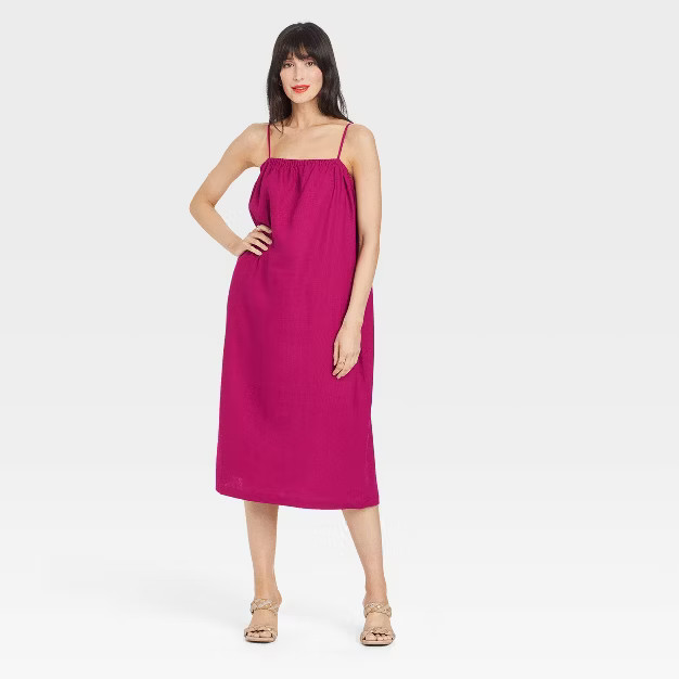 Women's Easy Linen Tank Dress - A New Day™ | Target