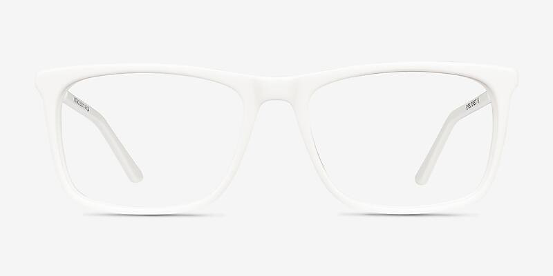 Instance Rectangle White Glasses for Men | Eyebuydirect | EyeBuyDirect.com