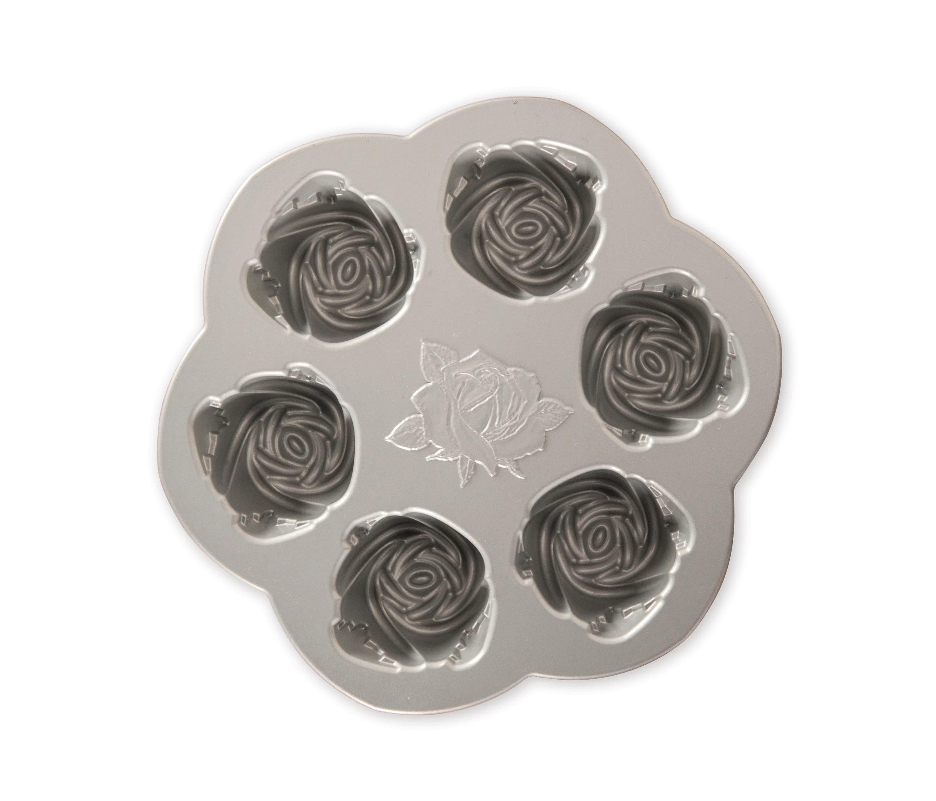 Nordic Ware Non-Stick Round Mini Rose Bud Cake Pan | Wayfair North America