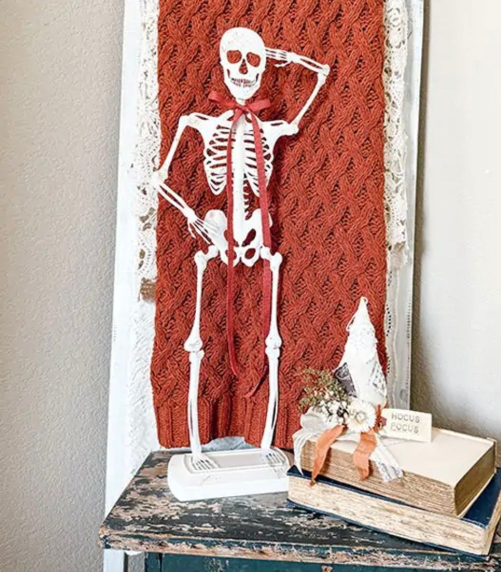 

🦴🎃He’s cute, he’s classy, and he’s reporting for spooky season duty!🎃🦴
This dapper little skeleton SOLD OUT last year—so don’t wait to grab yours this time around! I added a ribbon scarf and placed him front and center, and now he’s the life (or death 💀) of my Halloween decor!

⚠️ LIMITED STOCK!
🛒 Linked the exact skeleton + a few styling pieces to complete the look!
💰 Budget-friendly and boo-tiful? Yes, please.

📍Follow @weatheredwhimsy for early holiday drops, cozy home finds, and vintage-inspired styling you’ll fall for every season.

#SpookySeasonVibes #SkeletonDecor #HalloweenShelfie #LTKhome #LTKseasonal #DecorUnder30 #WeatheredWhimsyStyle #OctoberReady #FallHomeDecor #VintageHalloween #GothicCottagecore #TrendingDecor #HolidayPrepStartsNow #SkeletonStyle #HocusPocusVibes #HalloweenMustHaves



#LTKParties #LTKSeasonal #LTKHome