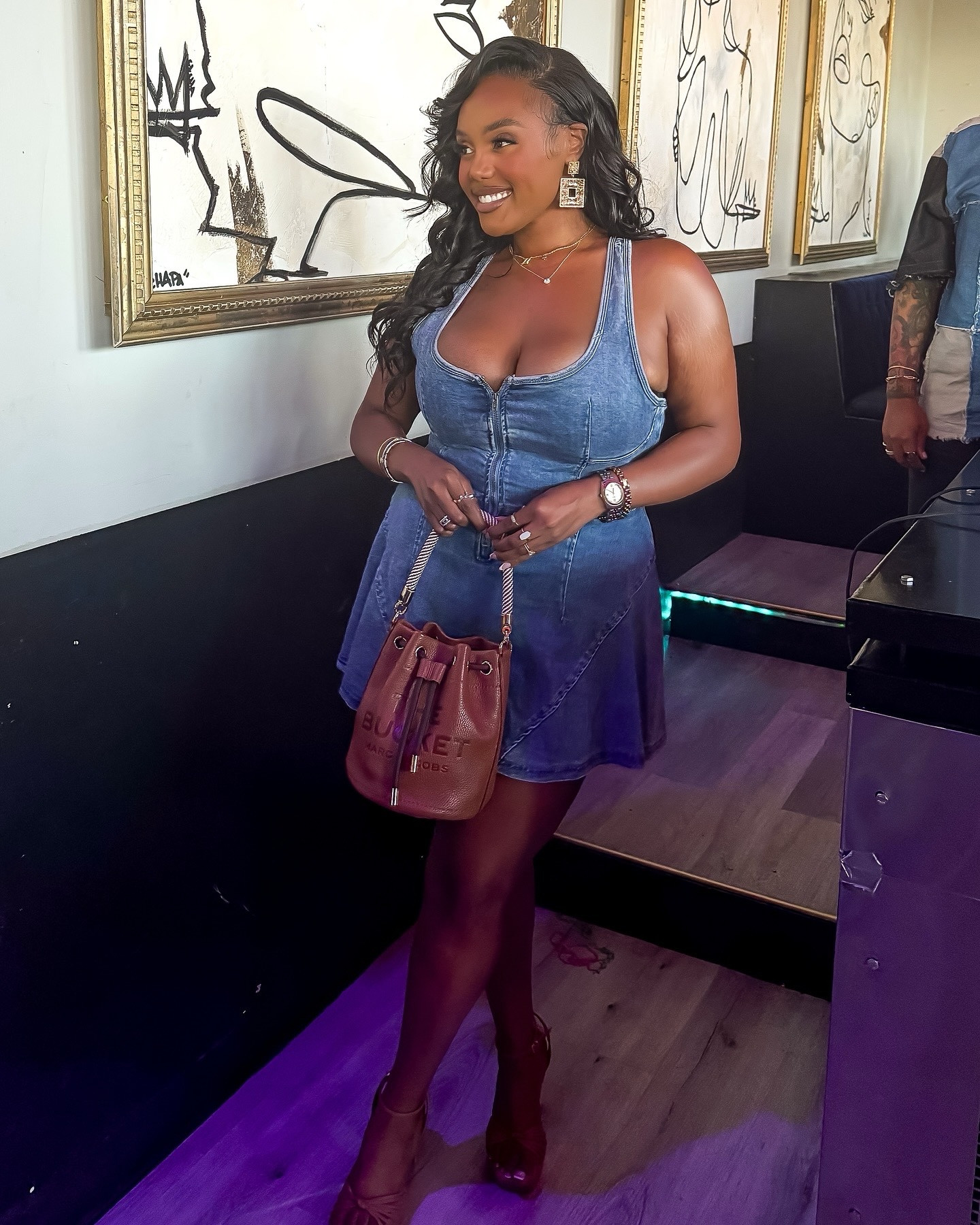 First Memorial Day in Houston ✨🤭 So we updated our “This is HER” photos 

Went to the denim on denim party with the group BlissxSundays! GWORL, I had a good time. 

Dress is XL • I am 185 LBS & 5’4. 38DD top  

Jewlery: some Jewlery is from Neveaj Jewlery. Rest is linked. 

Bag is OLD Marc Jacobs** may be sold out but if I find the picture, I’m sure there’s a dupe somewhere 

Heels are OLD White House Black Market* found dupes on other sites for you babe x

Hair: Wig Dealer Body Wave 5*5 HD Lace - 24"

#LTKMidsize #LTKStyleTip #LTKSummerEdit