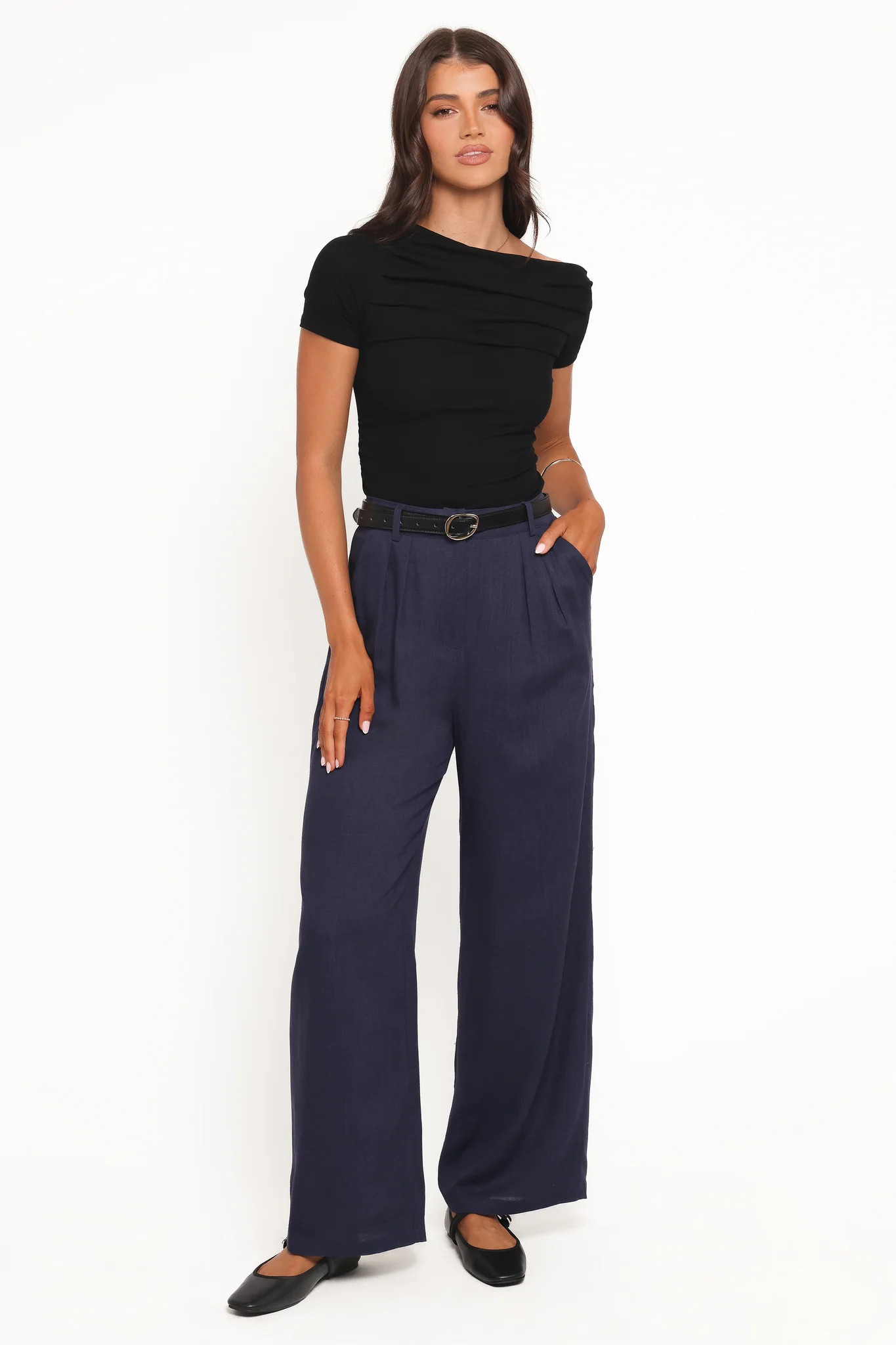Dean Linen Pants - Navy | Petal & Pup (US)