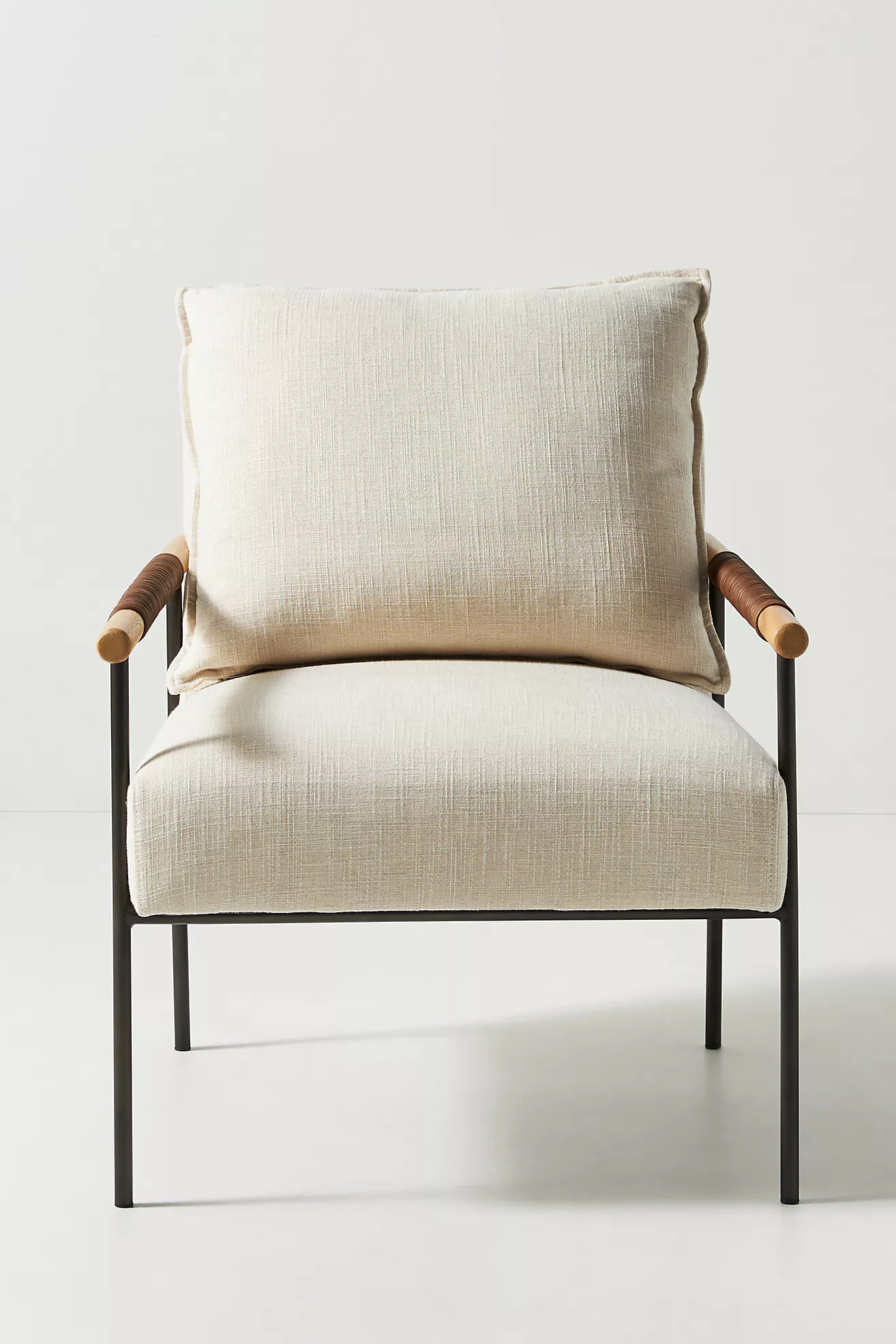 Valencia Linen Atticus Armchair | Anthropologie (US)