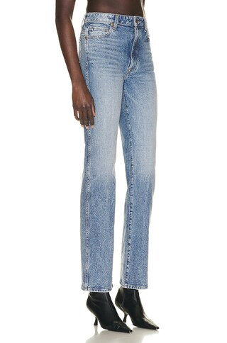 KHAITE Danielle Pant in Bryce Stretch | FWRD | FWRD 