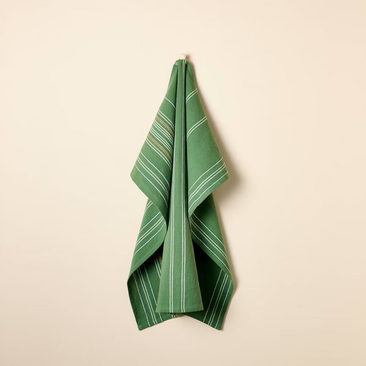 Flour Sack Striped Green - Hearth & Hand™ with Magnolia | Target