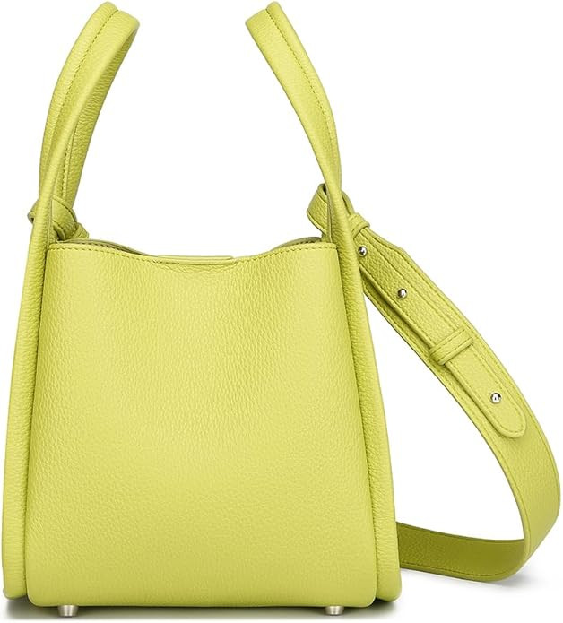 PU Leather Tote Bag Slouchy Handbag with Zipper Stylish for Women's | Amazon (US)