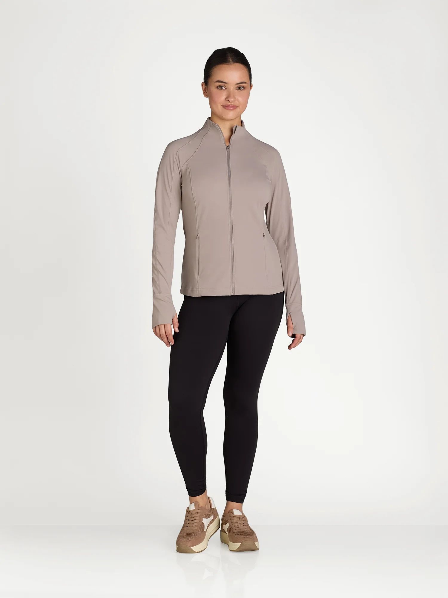 Avia Women's and Women's Plus SoftSculpt Zip-Up Jacket, Sizes XS-4X - Walmart.com | Walmart (US)