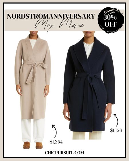 We’re sharing our favourite NSALE designer finds from Max Mara! You’ll find a few great Max Mara coat options in the sale at 30% off – so good for adding a few winter staples to your wardrobe! Add them to our Wishlist today, or shop already if you have access! Nordstrom anniversary sale 2023, NSALE 2023, NSALE coats, Nordstrom anniversary sale designer clothes, best of NSALE

#LTKxNSale #LTKFind #LTKsalealert
