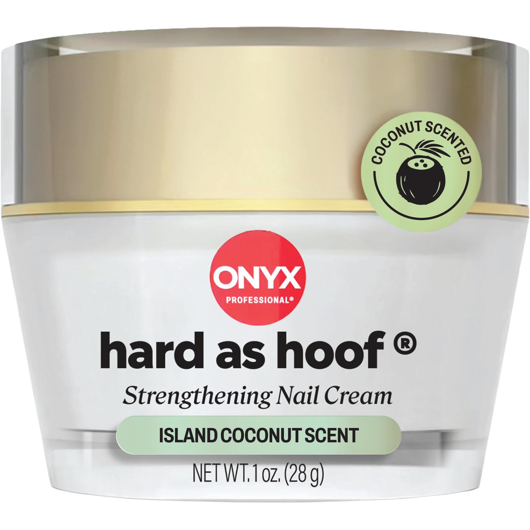 Onyx Professional Hard as Hoof Nail Strengthening Cream, Coconut Scent - Nail Growth and Conditio... | Amazon (US)