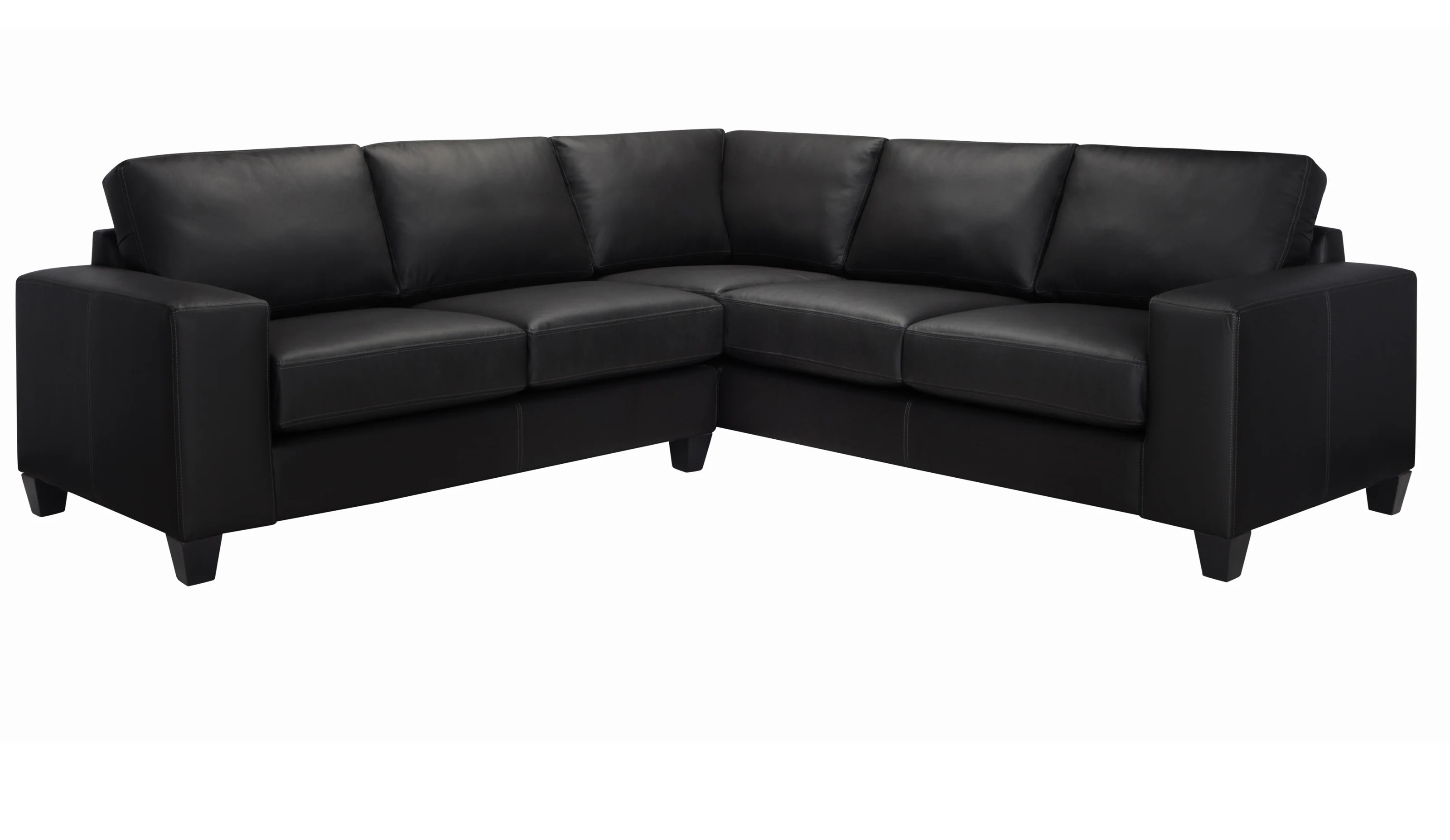 Latitude Run® Gilford 95" Wide Genuine Leather Symmetrical Corner Sectional & Reviews | Wayfair | Wayfair North America