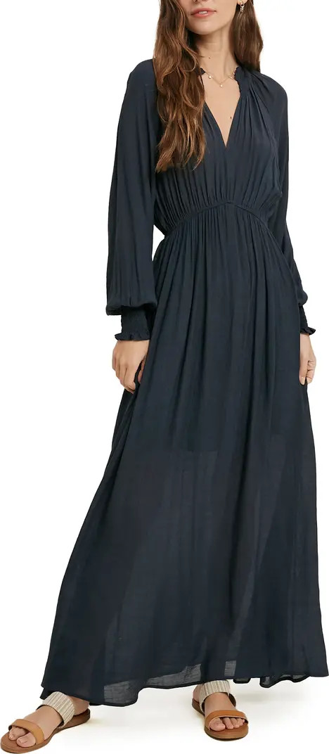 Smocked Long Sleeve Maxi Dress | Nordstrom Rack