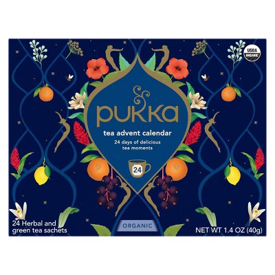 Pukka 2025 Variety Tea Bags Advent Calendar - 24ct | Target