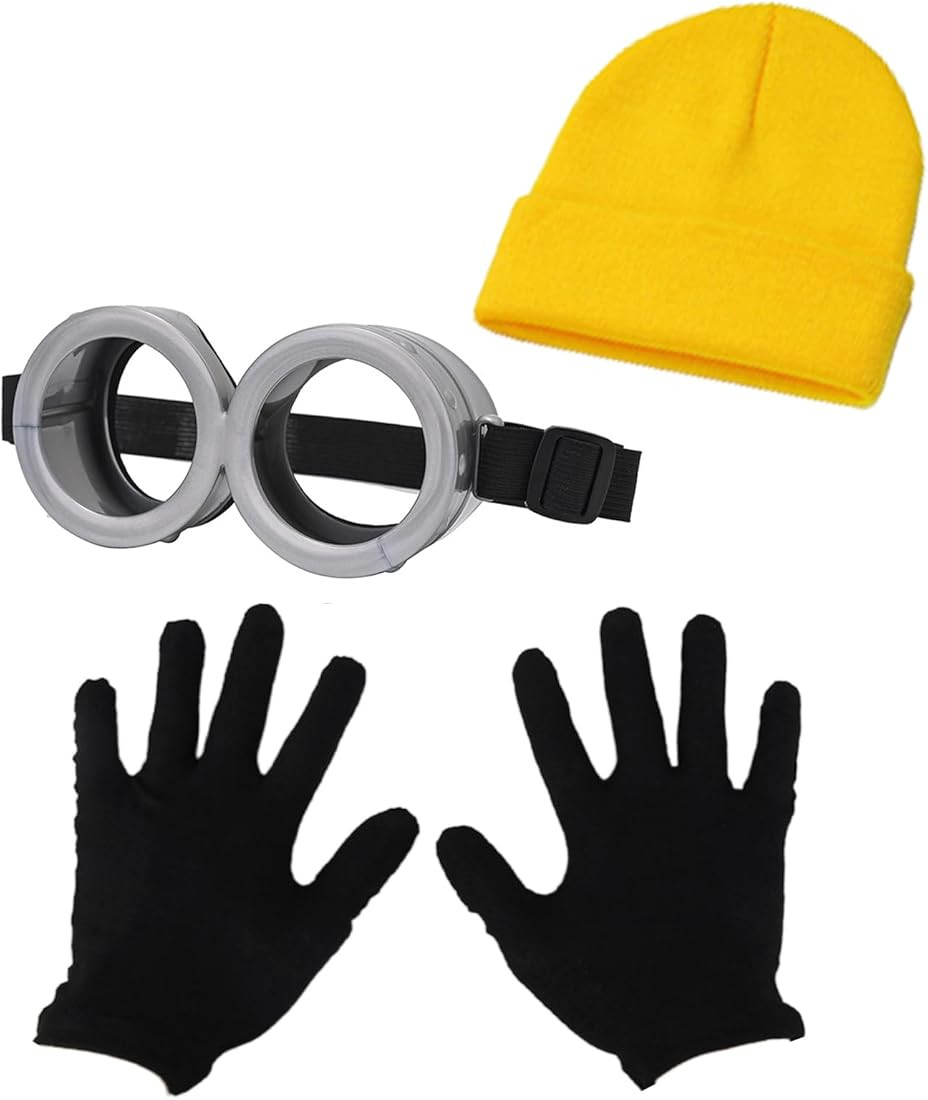 Minion Costume Accessory for Adult Cartoon Minion Style Goggle Costume Glasses | Amazon (US)