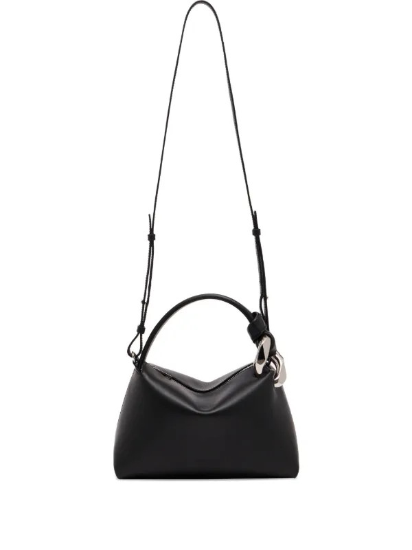 JW Anderson Small Corner Tote Bag | Black | FARFETCH | Farfetch Global