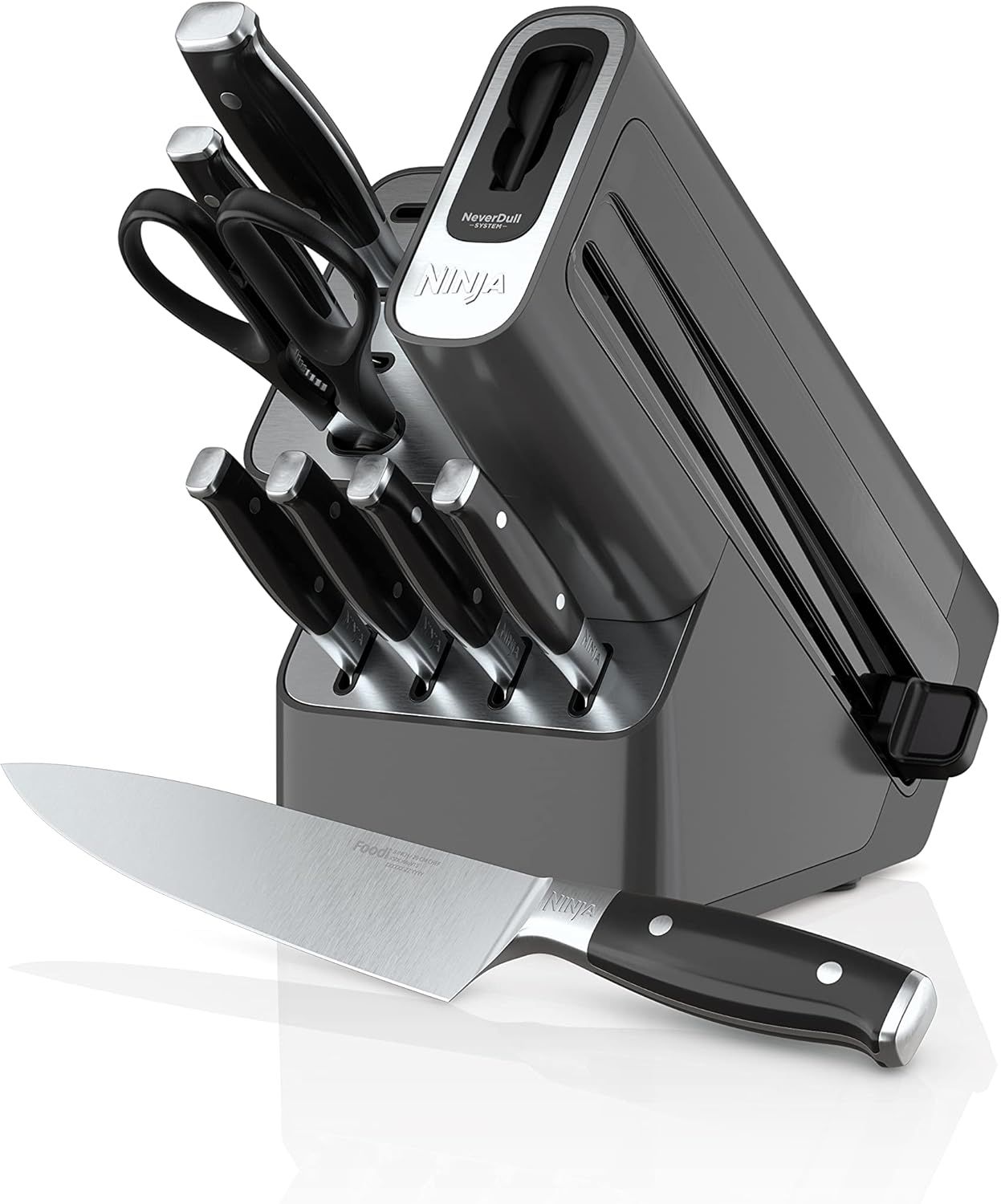 Ninja K32009 Foodi NeverDull Premium Knife System, 9 Piece Knife Block Set with Built-in Sharpene... | Amazon (US)