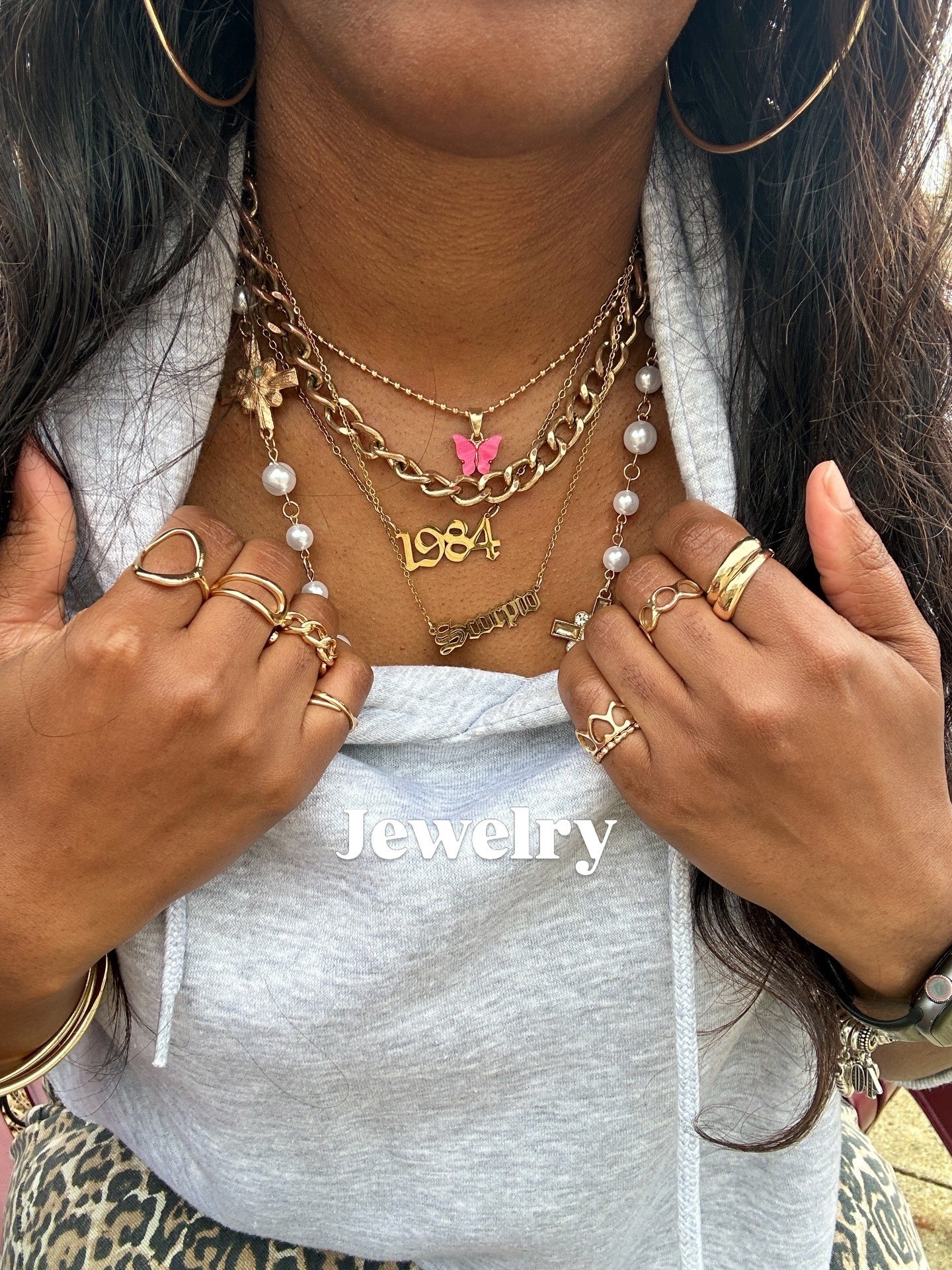 Gold jewelry 

#LTKPetite #LTKOver40 #LTKgrwm