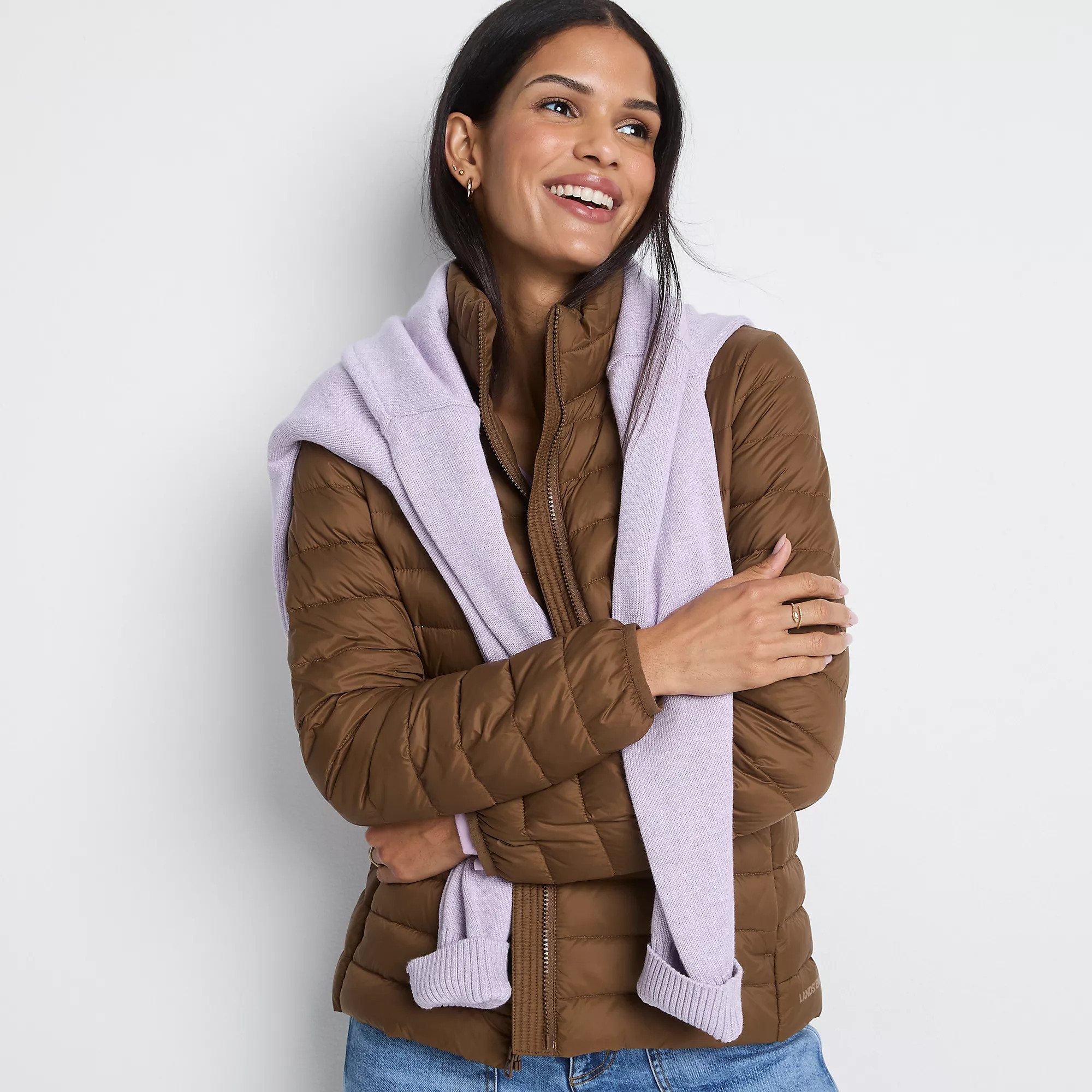 Women's Wanderweight Packable Down Jacket | Lands' End (US)