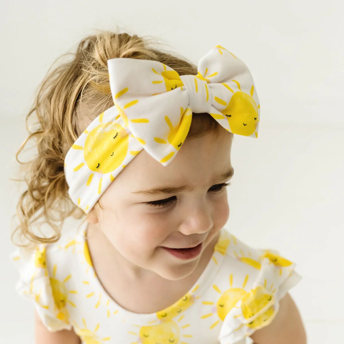 Sunshine Luxe Bow Headband | Little Sleepies