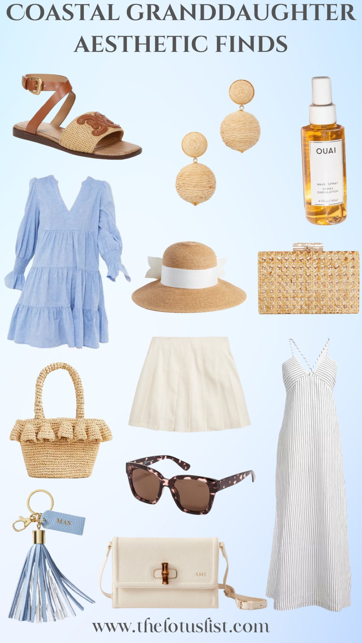 Coastal Granddaughter Aesthetic Finds

LTKbeauty / LTKshoecrush / LTKitbag / ltkfindsunder100 / ltkfindsunder50 / ltkmidsize / ltkplussize / coastal grandmother / coastal grandma / coastal / coastal style / grand millennial / grandmillenial / coastal granddaughter / coastal granddaughter aesthetic / aesthetic / aesthetics / aesthetic fashion / aesthetic style / it bag / rattan bags / rattan bag / sunglasses / beach bag / beach hat / blue dress / blue dresses / white skirt / white skirts / tennis skirt / white dress / white dresses / spring dress / spring dresses / summer dress / summer dresses / spring outfit / spring outfits / summer dress / summer dresses / rattan earrings / dangly earrings / ouai / the ouai / ouai beach waves spray / salt spray / Sam Edelman / Sam Edelman sandals / spring sandals / summer sandals / sale / sale alert 

#LTKSeasonal #LTKSaleAlert #LTKStyleTip