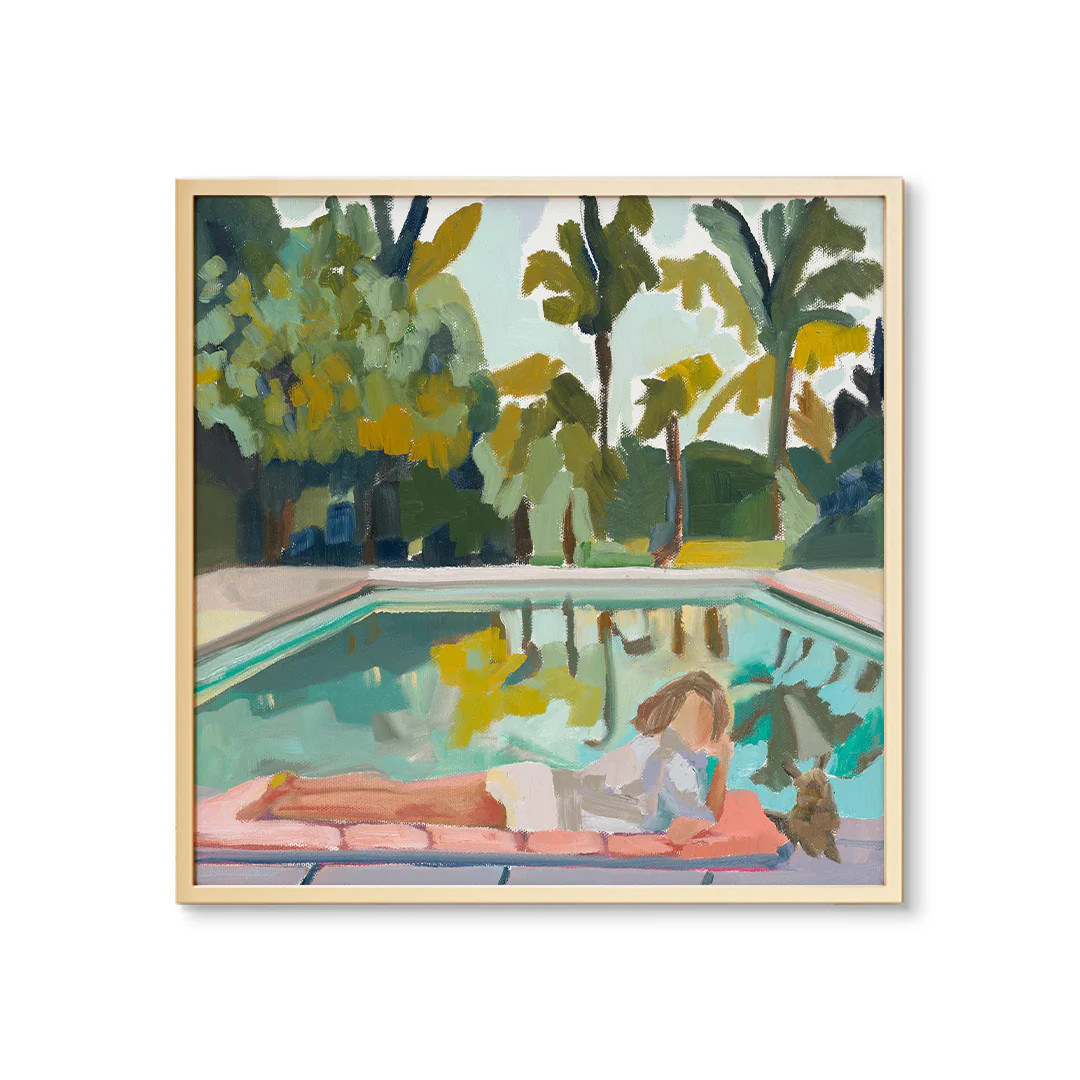 Palm Tree Girl by Abbey Mueller | Urban Garden Prints