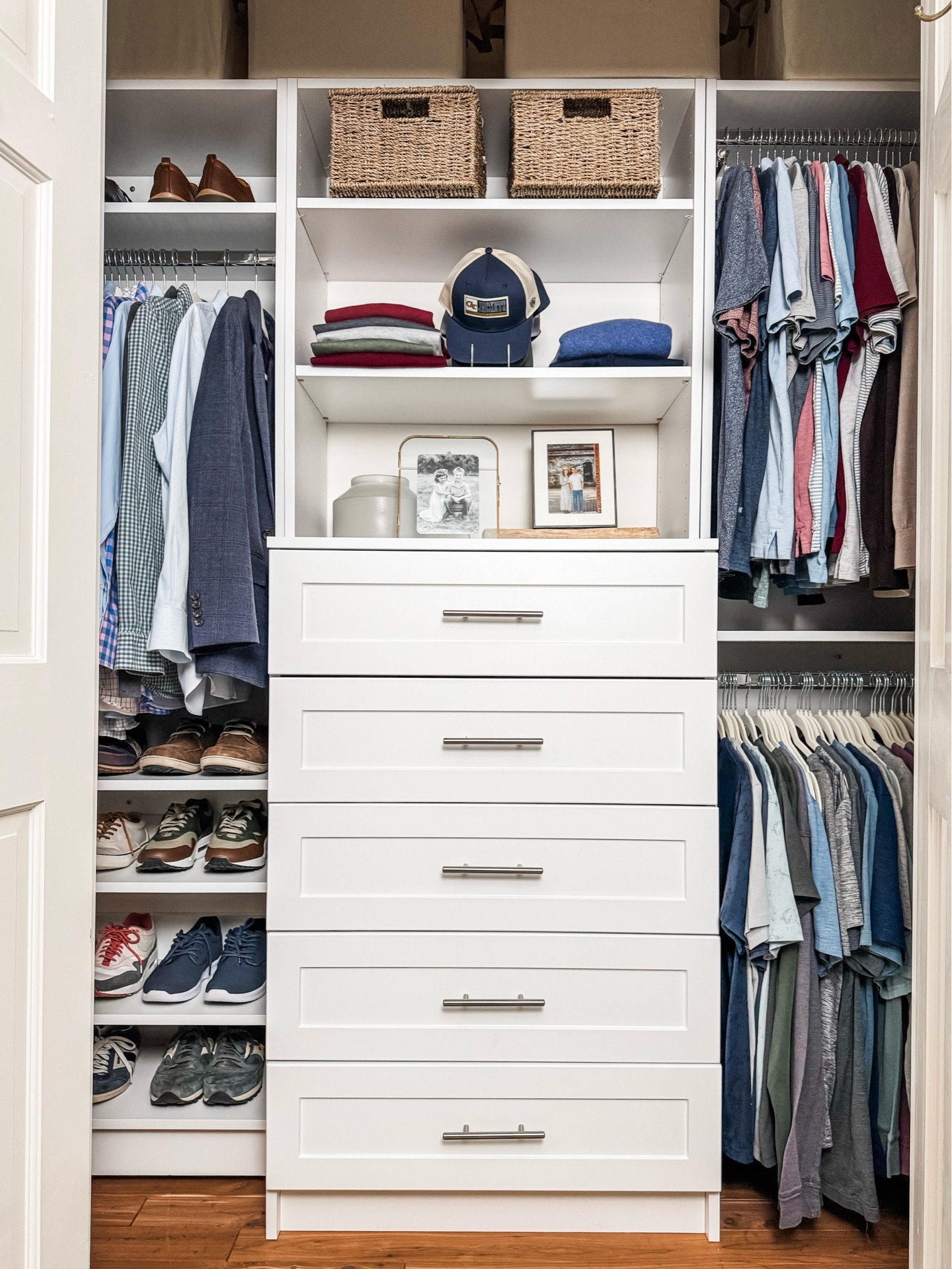 Closet organization for him! 

#closetorganization #hatstorage #storagebin

#LTKFindsUnder50 #LTKHome #LTKStyleTip