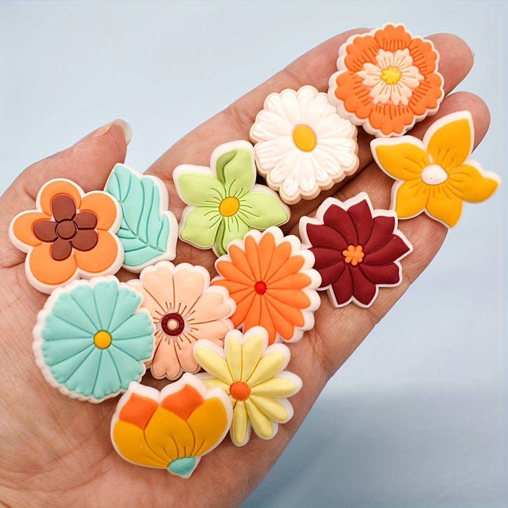 Colorful Flower Series Shoe Decoration Charms Detachable - Temu | Temu Affiliate Program