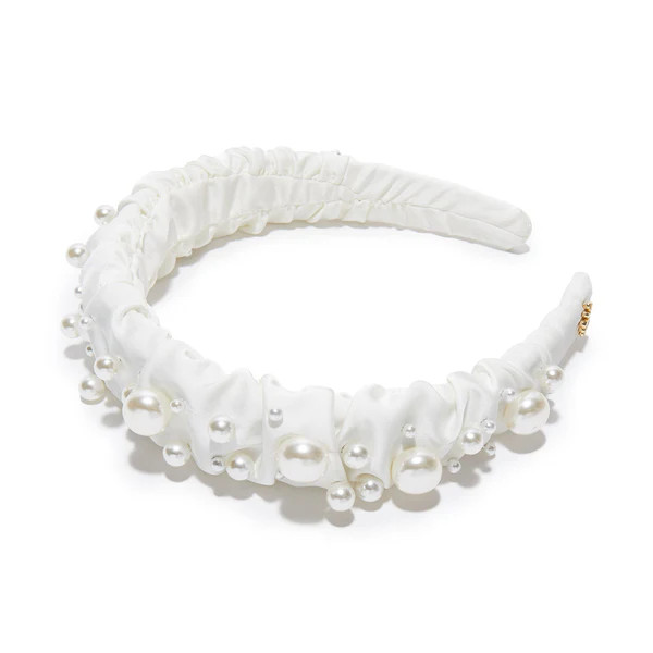 IVORY MIXED PEARL KELLY HEADBAND | LELE SADOUGHI
