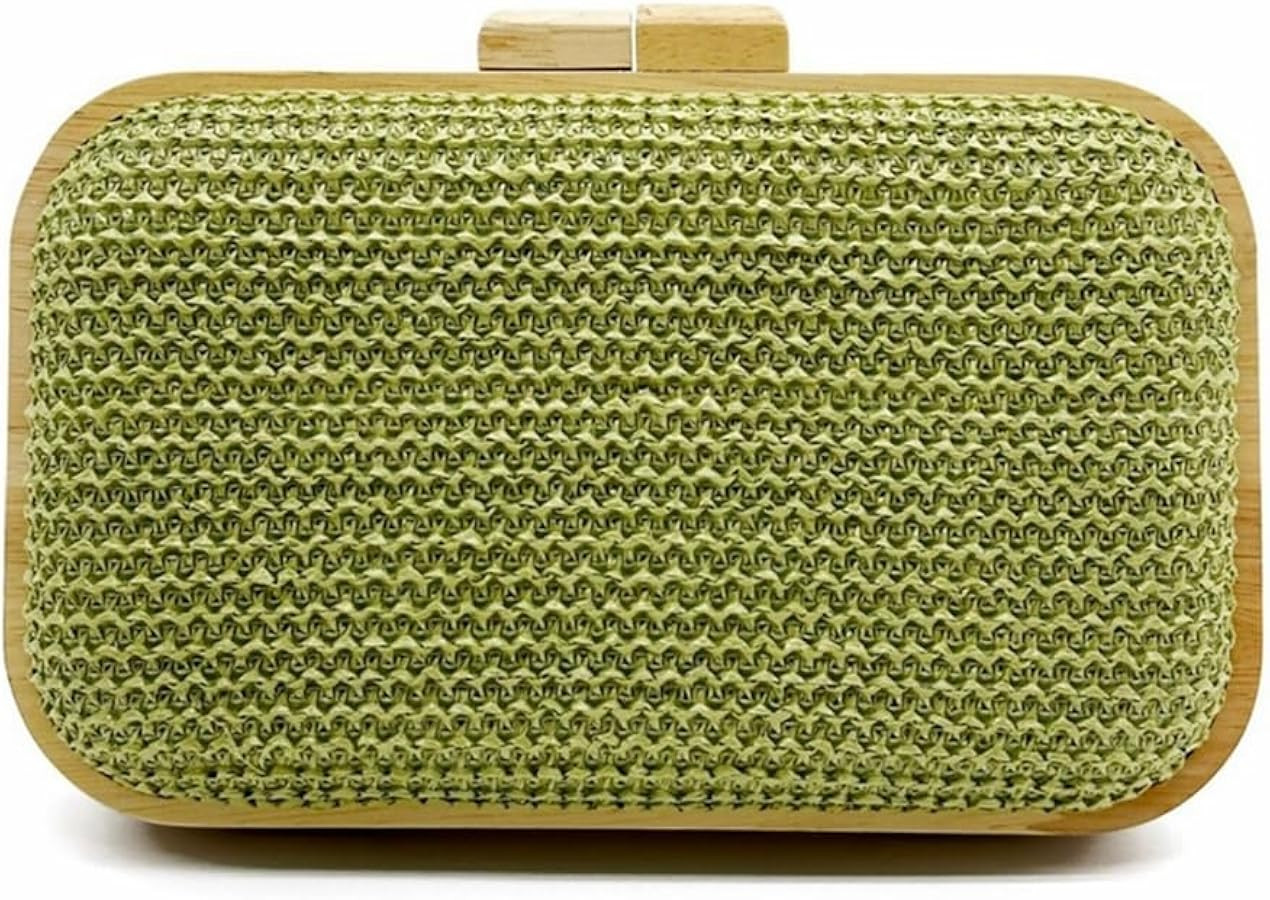 Women Straw Clutch Purse Handwoven Summer Evening Bag Beach Straw Handbag Wedding Party Clutch Ba... | Amazon (US)