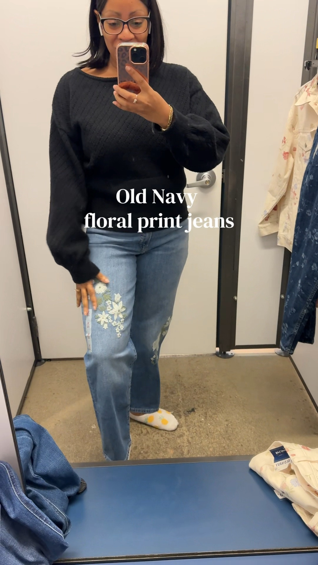 Old Navy floral print jeans fit true to size and are a great way to add in the floral trend without being too over the top 

Spring fashion 
Spring outfit
￼

#LTKootd #LTKMidsize #LTKSeasonal