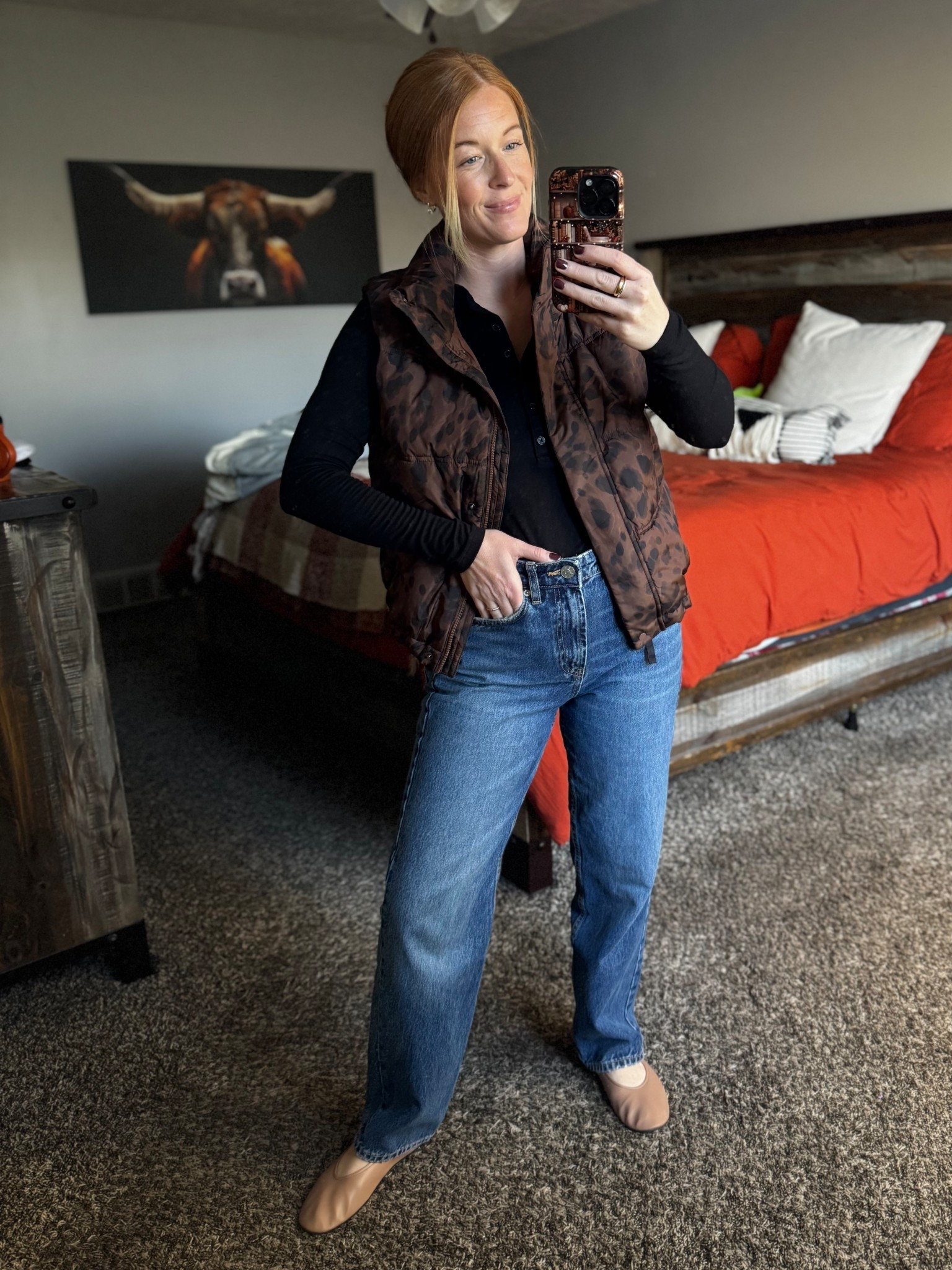 Top is a Small
Vest is a XS
Jeans are Zara true size 4
Shoes are size 7 but old so will link similar options!

#LTKFindsUnder100 #LTKSeasonal