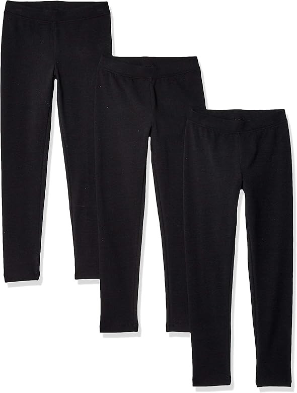 Amazon Essentials Girls and Toddlers' Leggings, Pack of 3 | Amazon (US)