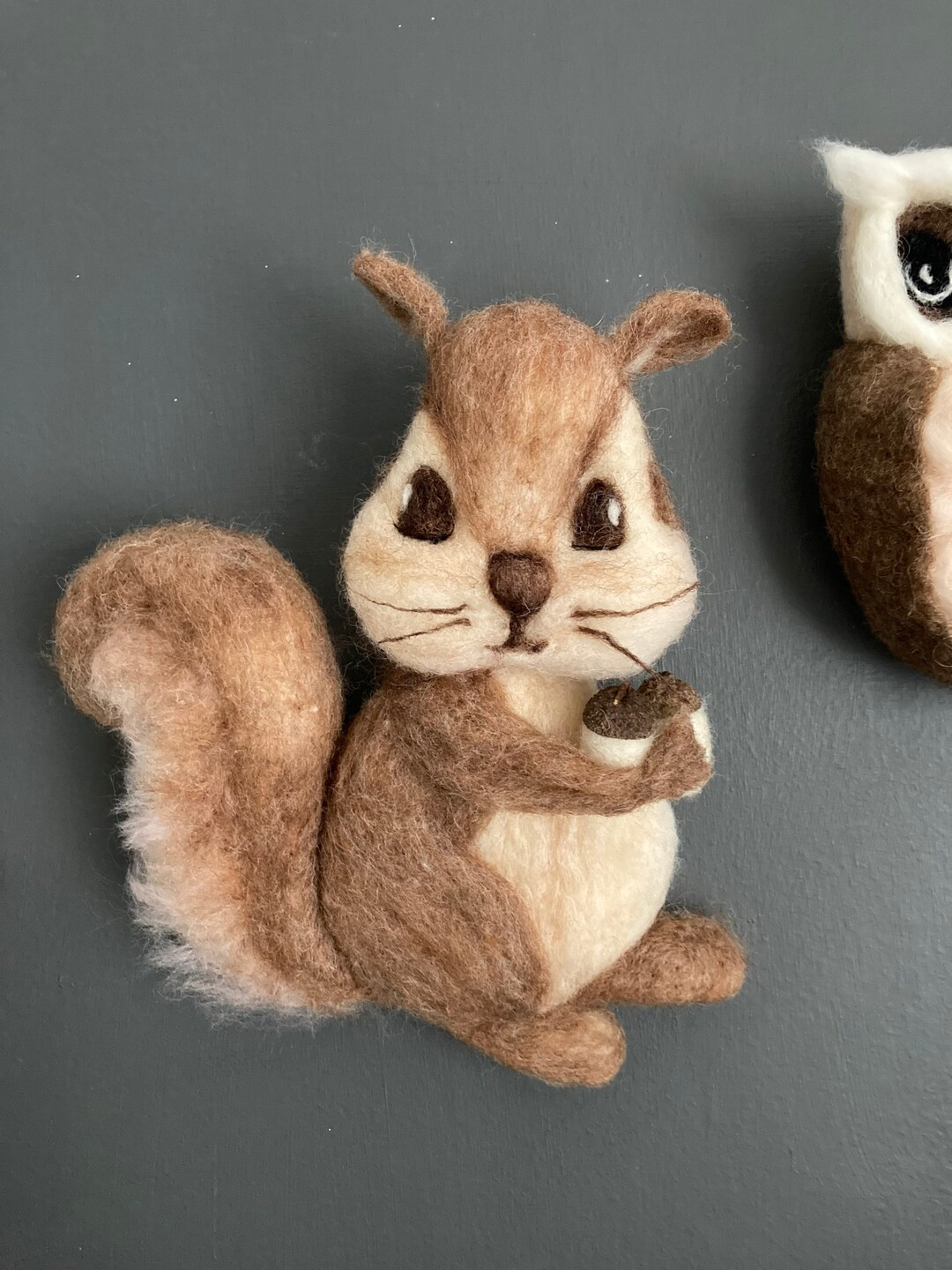 Woodland Decoration Squirrel Wall Decoration Woodland - Etsy | Etsy (US)