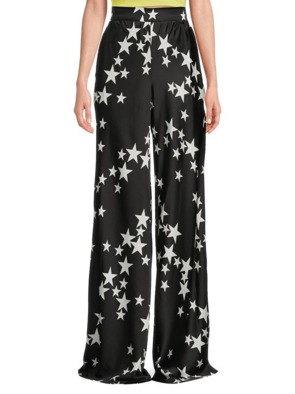 Satin Wide Leg Pants | Saks Fifth Avenue OFF 5TH