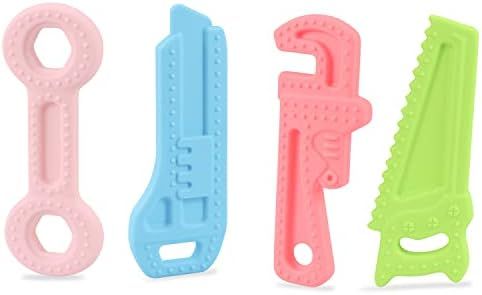 Teething Toys for Baby 0-6 Months,Teethers for Babies 6-12 Months,BPA Free Silicone Baby Molar Teeth | Amazon (US)