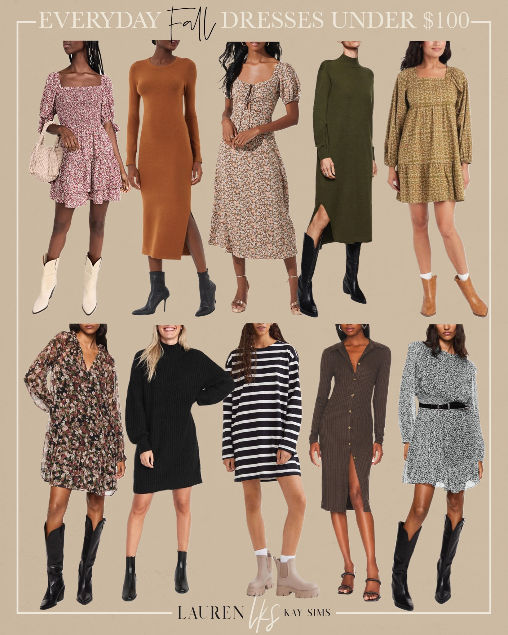 fall dresses under $100 🍁 #fallfashion #falldresses 

#LTKunder100 #LTKSeasonal
