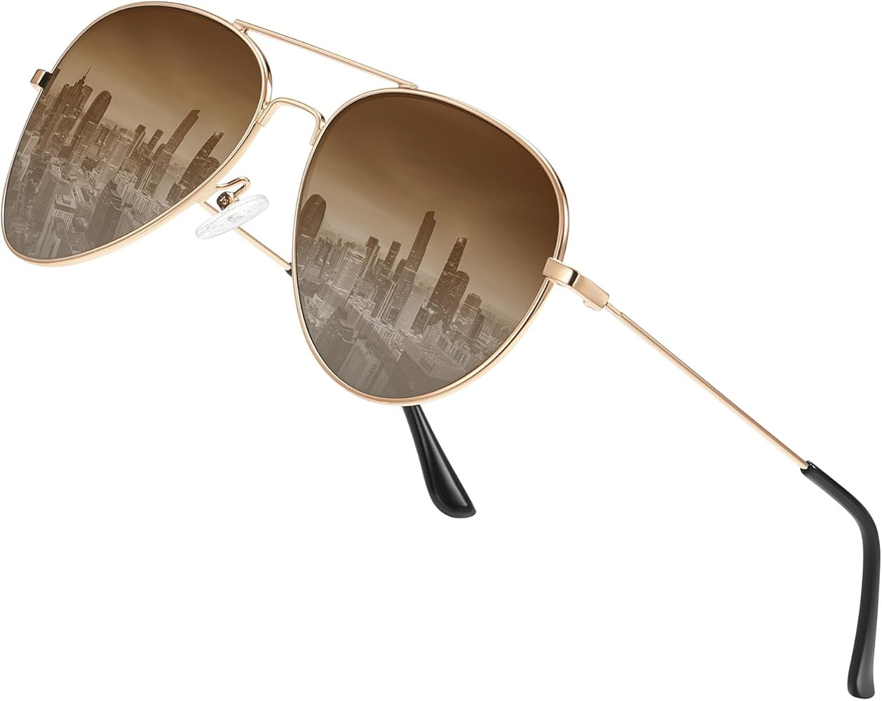 Ofwin Reverse Lenses Aviator Sunglasses for Men Women,Non Polarized,Retro Classic Aviators Shades... | Amazon (US)