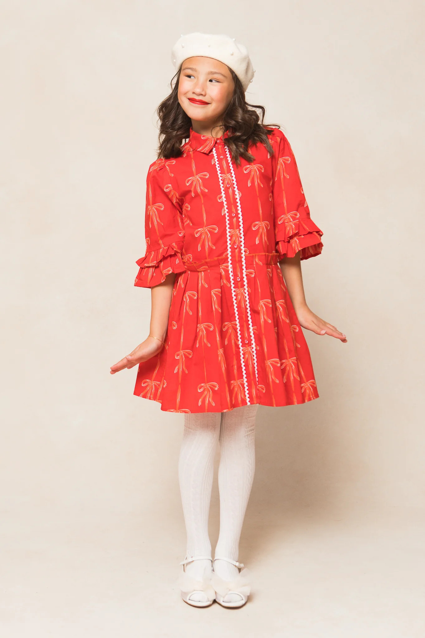 Mini Bowie Dress in Red | Ivy City Co