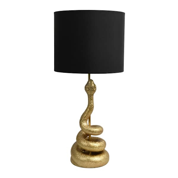 Metallic Snake Table Lamp | At Home