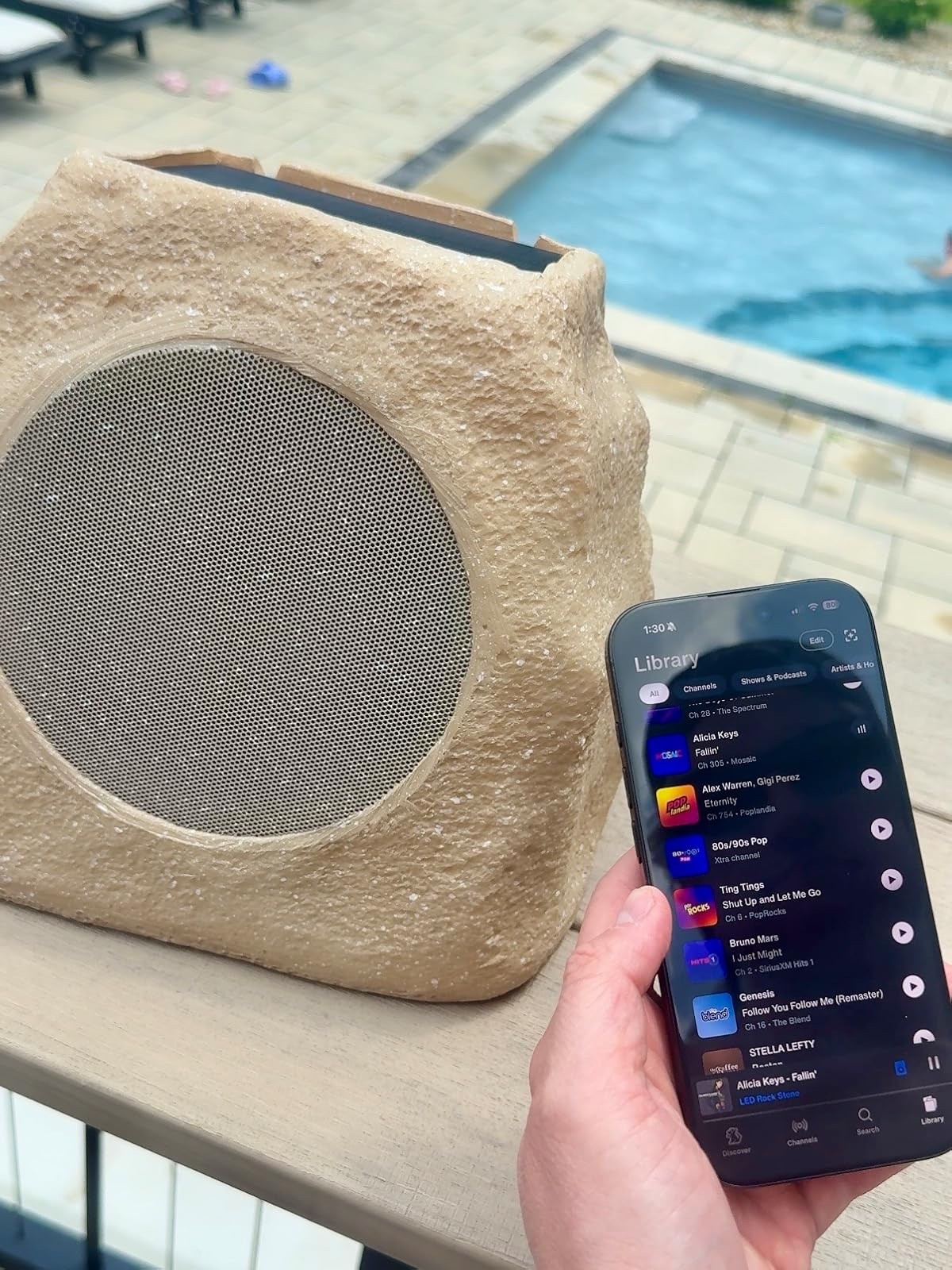 Enjoy outdoor parties with these waterproof solar speakers! Perfect for pool parties or relaxing outdoors! We placed ours in our rock beds surrounding our pool and patio. #outdoordecor #musiclovers

#LTKSeasonal #LTKHome #LTKSwim