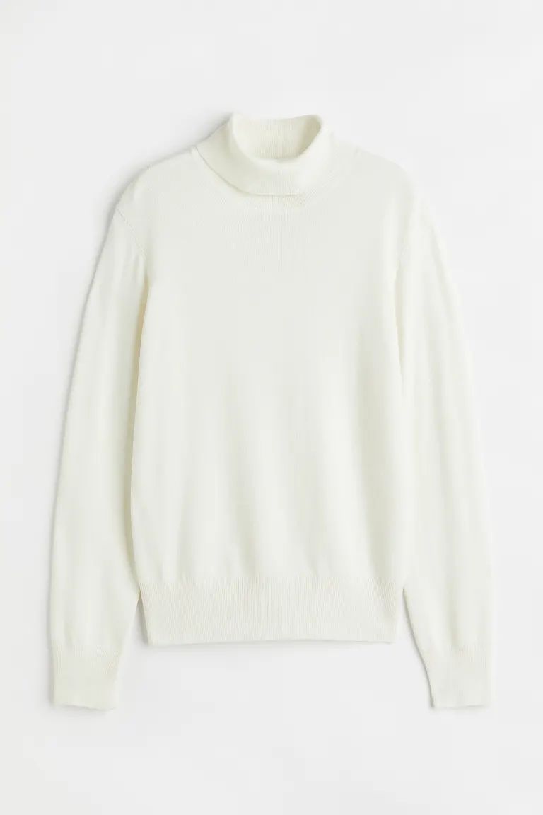 Fine-knit Turtleneck Sweater | H&M (US + CA)