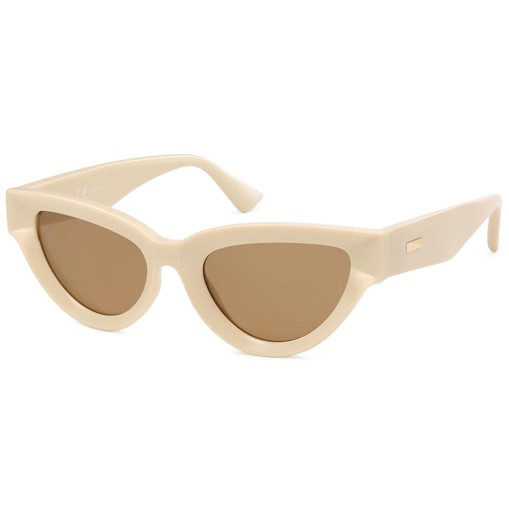 SOJOS Retro Polarized Cat Eye Sunglasses Womens Vintage Shades Trendy Stylish Sunnies SJ2331A | Amazon (US)