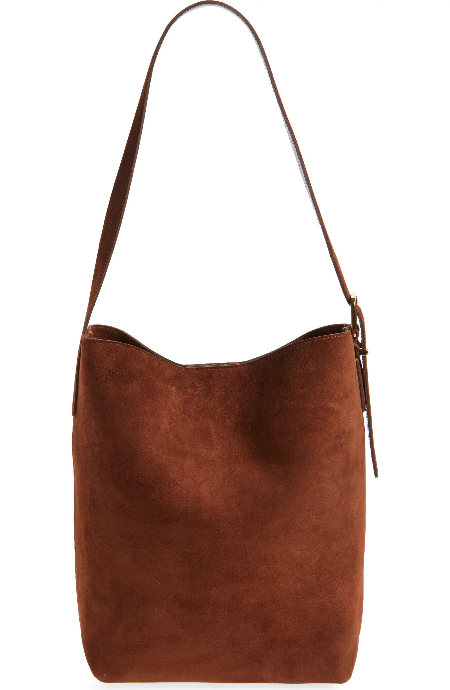 Essentials Suede Bucket Bag | Nordstrom