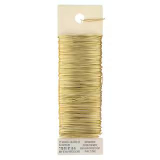 22 Gauge Gold Aluminum Florist Wire by Ashland® | Michaels | Michaels Stores